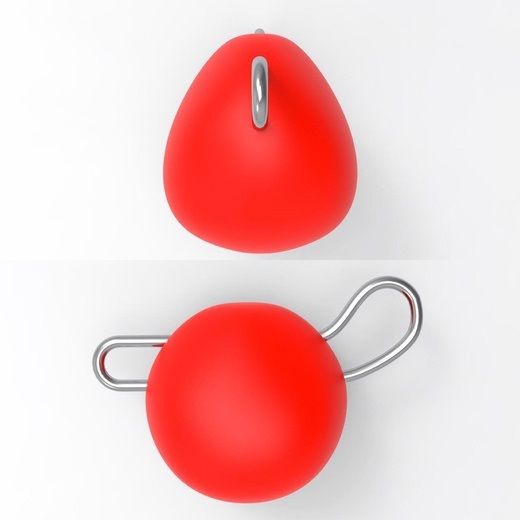 Груз UF Studio Капля-эксцентрик 9 гр 10 шт Красный   9Er — крупный план
	                                    1