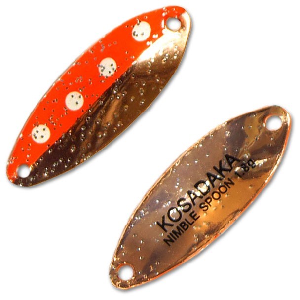 Колеблющаяся Блесна Kosadaka Trout Police Nimble Spoon 1,8 гр 27 мм S03   TL-NS-S03 — характеристики,
	                                    особенности конструкции