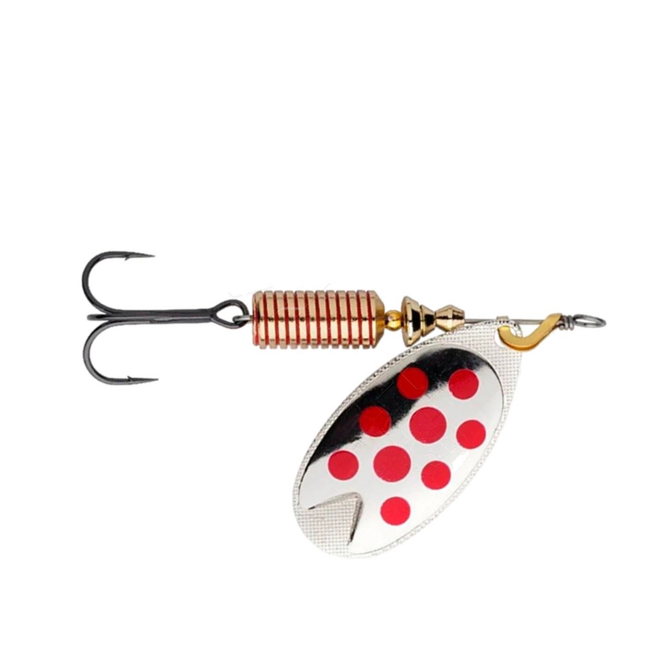 Вращающаяся Блесна Abu Garcia Fast Attack 4 №4 7 гр Silver/Red Dots LF  1549864 — характеристики,  особенности конструкции