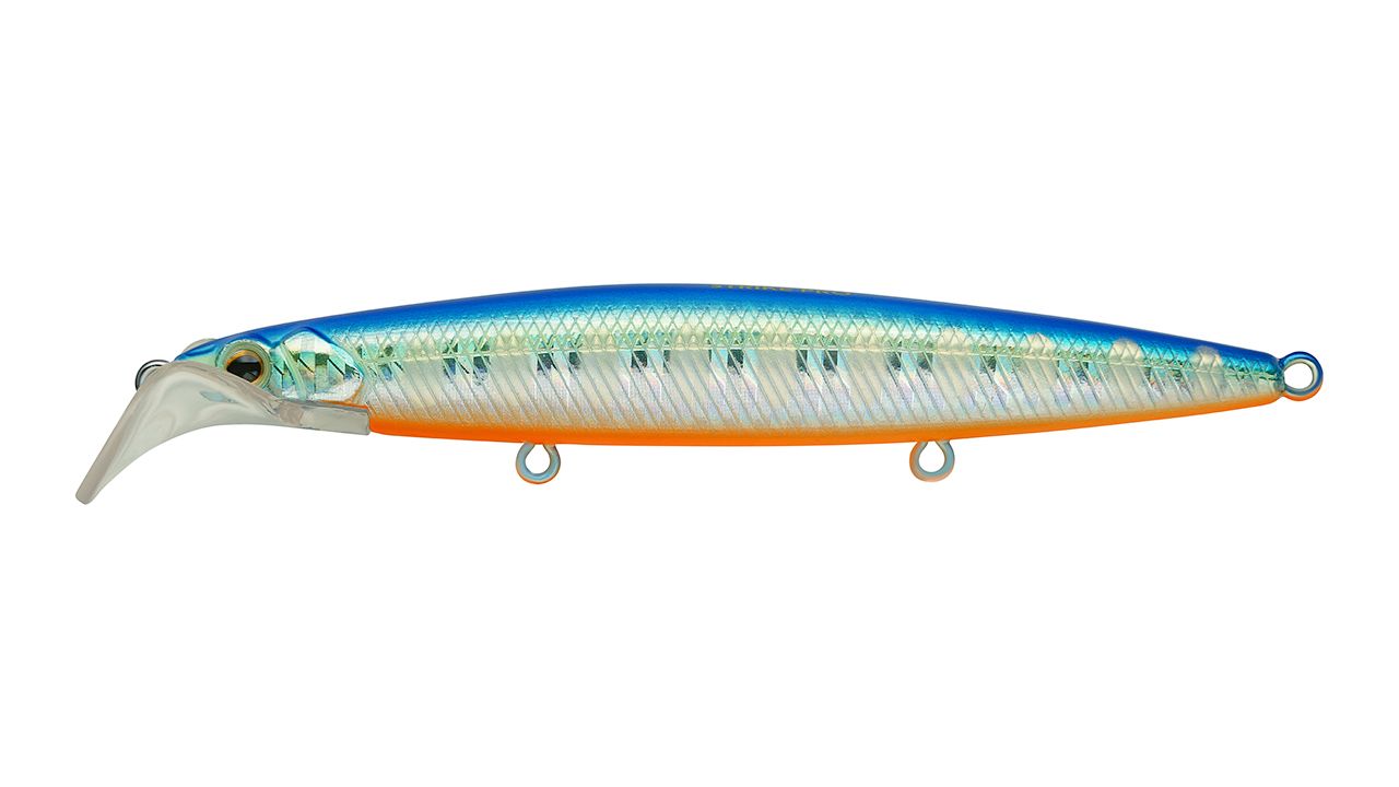 Воблер Strike Pro Scooter Minnow 110F A150-713 UV Blue Silver OB 11,8 гр   EG-186F#A150-713 — характеристики,
	                                    особенности конструкции