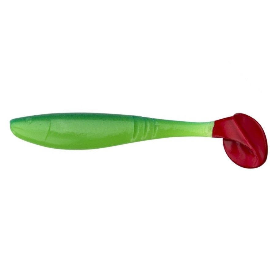 Силиконовая приманка Jig It Flutter 3.2 80 мм 8 шт 002 Green killer   JIF80002S — характеристики,
	                                    особенности конструкции