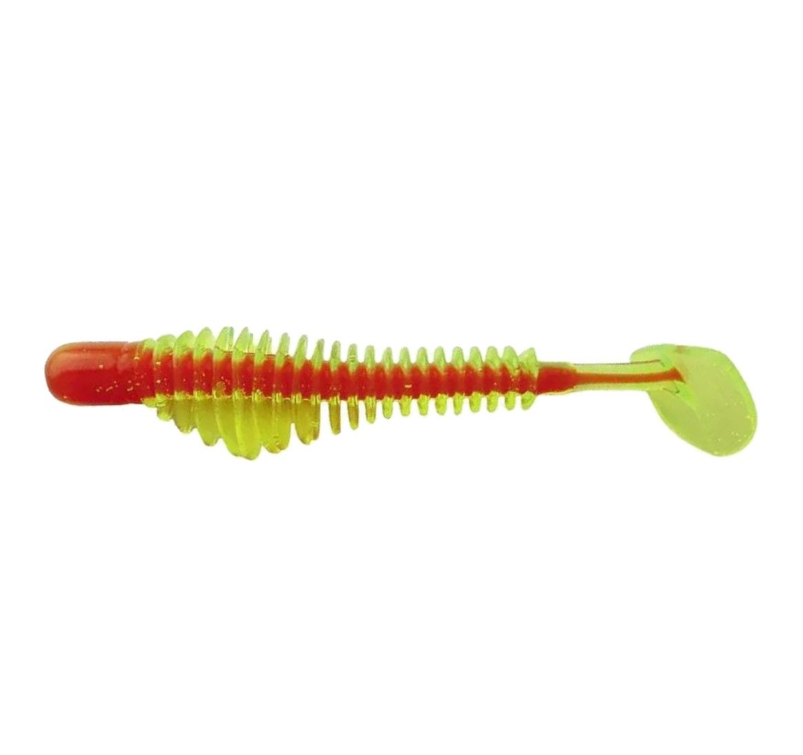 Силиконовая приманка B Fish&Tackle Pulse-R Paddle Tail 2.45 62 мм 8 шт Chartreuse/Orange Core   BFTC245PR-101 — характеристики,
	                                    особенности конструкции