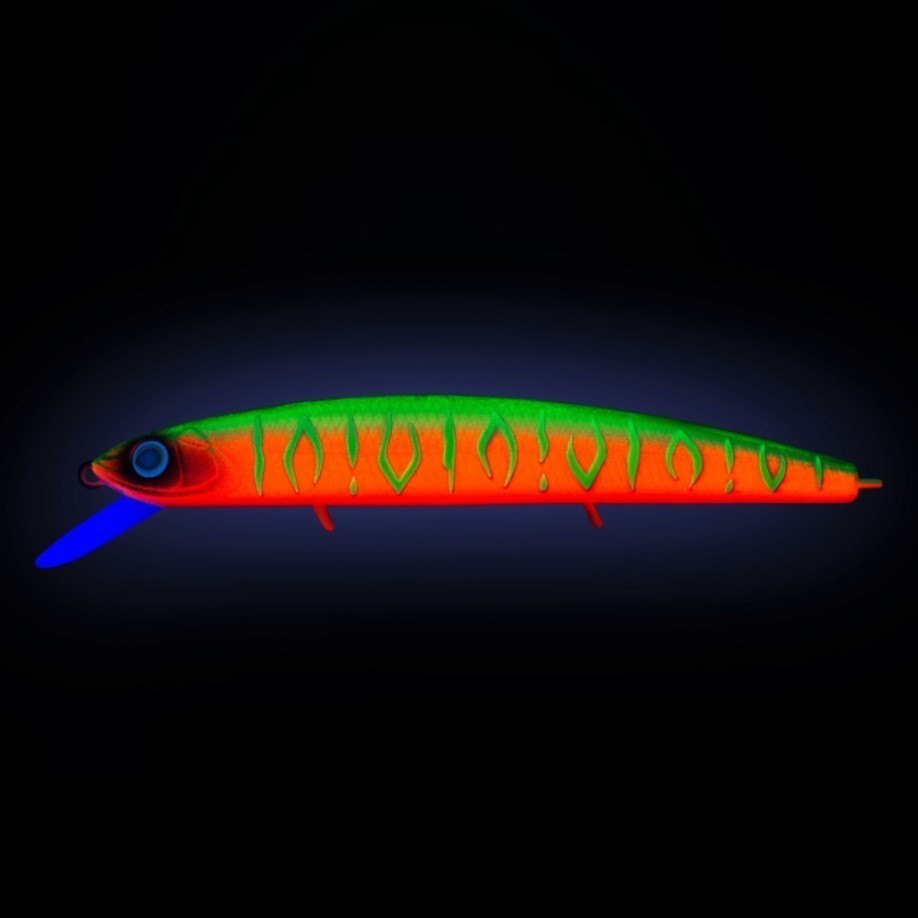 Воблер Strike Pro Montero 110SP A230S Watermelon Mat Tiger 13,6 гр   EG-190C-SP#A230S — крупный план
	                                    1