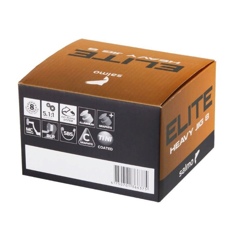 Катушка Salmo Elite Heavy Jig 8 3500FD  19  9135FD — крупный план
	                                    8