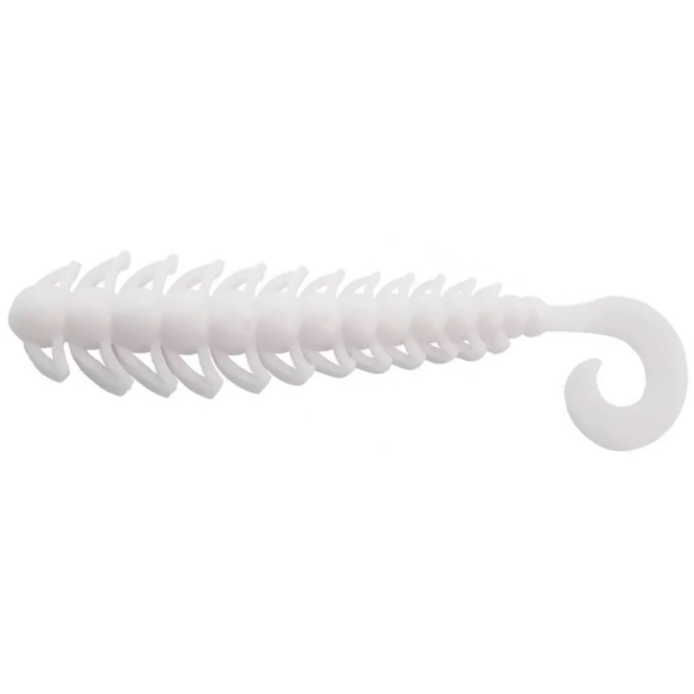 Силиконовая приманка Bait Breath Bugsy Pro 3.5 88 мм 12 шт S002 Pure White — характеристики,  особенности конструкции