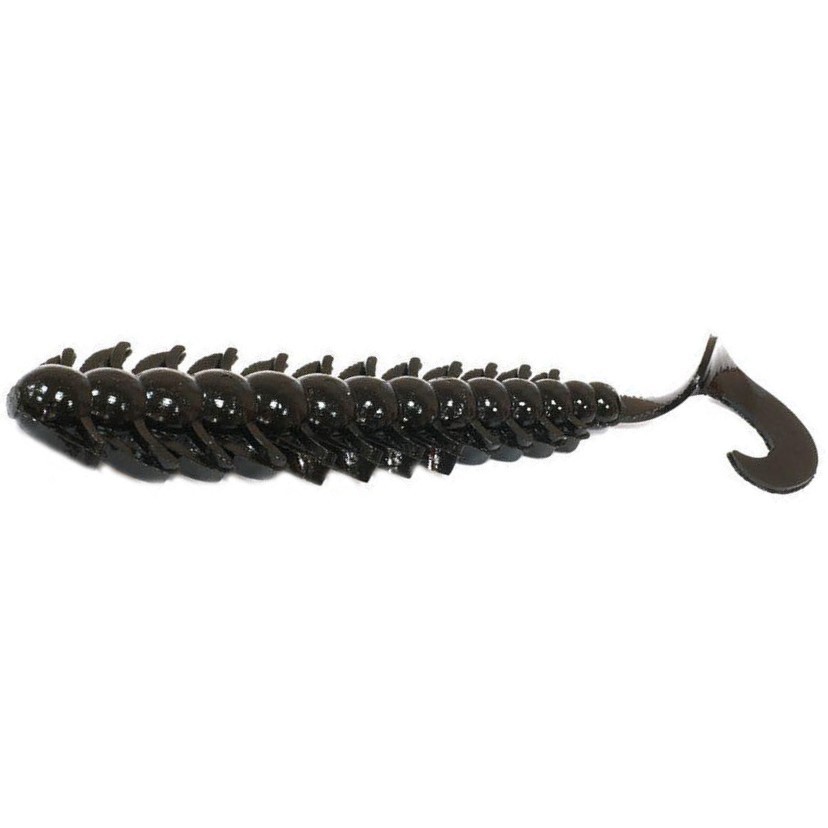 Силиконовая приманка Bait Breath Bugsy 6 150 мм 4 шт 003 Solid Black — характеристики,  особенности конструкции