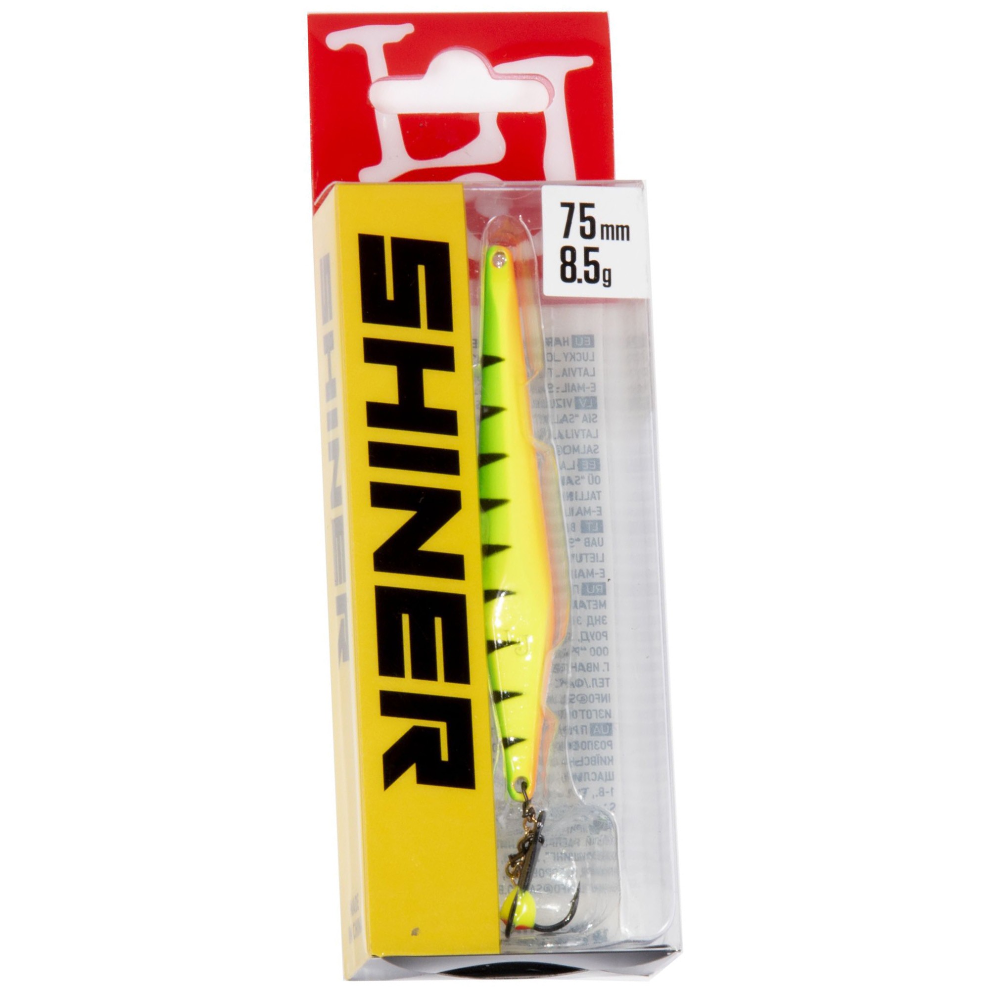 Зимняя Блесна Lucky John Shiner 11 гр 75 мм T   LJS75-T — крупный план
	                                    1