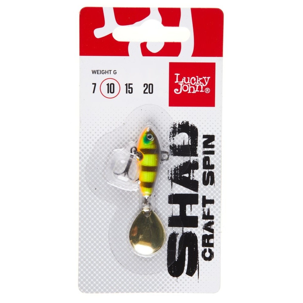 Тейл-спиннер Lucky John Shad Craft Spin 10 10 гр  004   LJSCS010-004 — крупный план
	                                    1