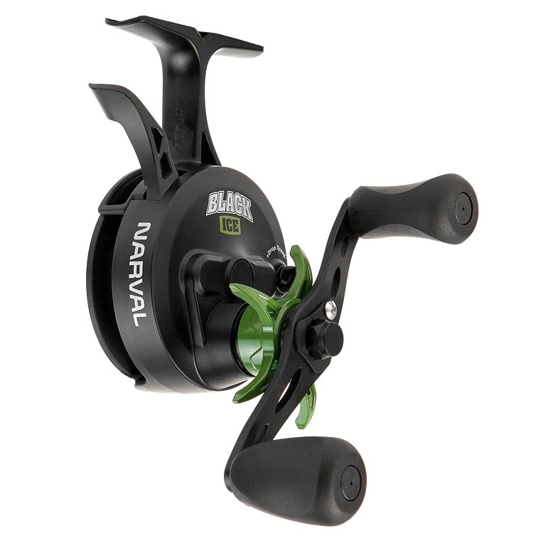 Катушка Narval Frost Black Ice Black/Oliv 2,5:1  NFEBIL2.5:1OL — крупный план
	                                    2