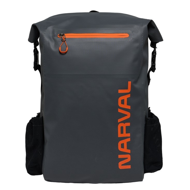 Рюкзак Narval Water-Resistant Foldtop  50х28х18 см Dark Grey&Orange 25L  NVABP2XGO1 — характеристики,  особенности конструкции