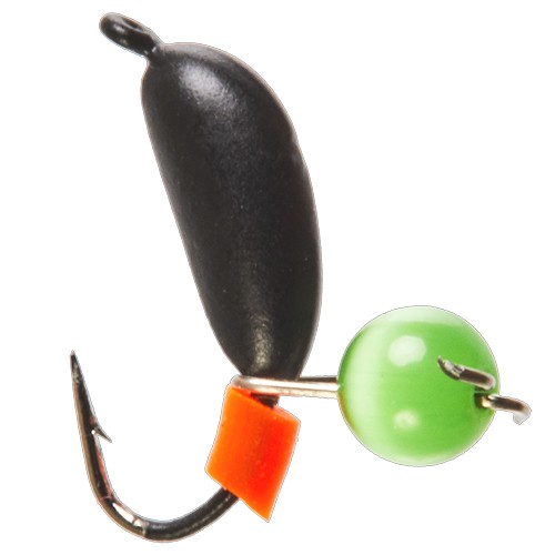 Мормышка Lucky John Банан Рижский с петелькой и бисером кошачий глаз 0,92 гр G   LJ11030-11 — характеристики,  особенности конструкции