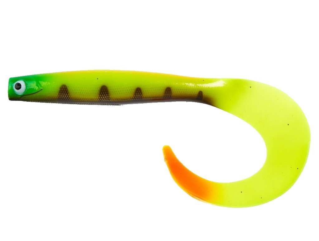 Силиконовая приманка Lucky John Kubira Fire Tail 7.0in 180 мм 1 шт PG30 3D BBS Series  140436-PG30 — характеристики,
	                                    особенности конструкции