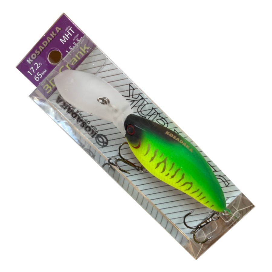 Воблер Kosadaka 3D Crank XD 65F MHT 17,2 гр   3dCnkXd65f-MHT — крупный план
	                                    2