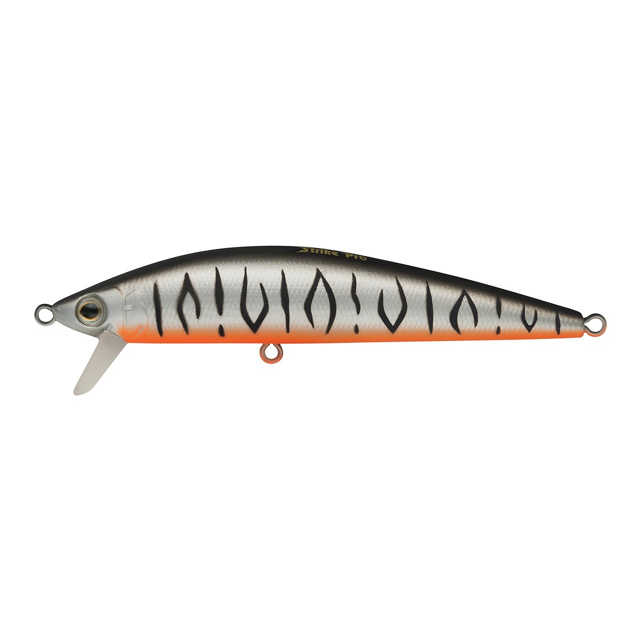 Воблер Strike Pro Euro Minnow 90 A243ES Grey Shadow Mat Tiger 11,2 гр   JL-108L#A243ES — характеристики,  особенности конструкции