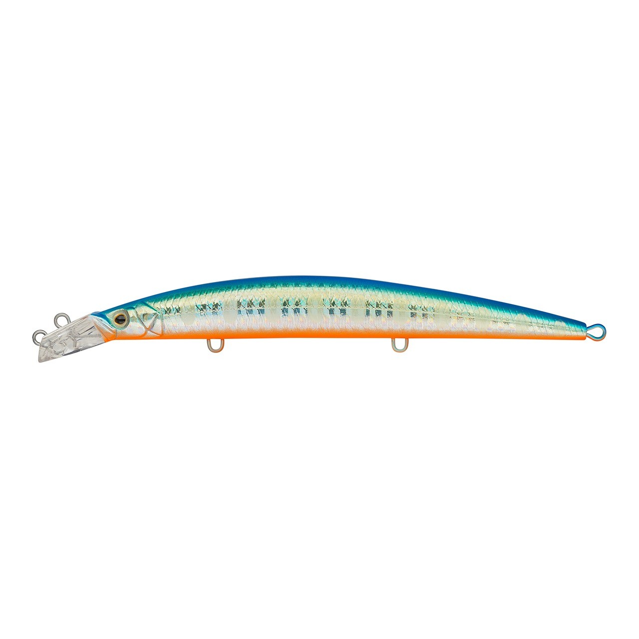 Воблер Strike Pro Top Water Minnow 130 A150-713 UV Blue Silver OB 15 гр   JL-158F#A150-713 — характеристики,  особенности конструкции