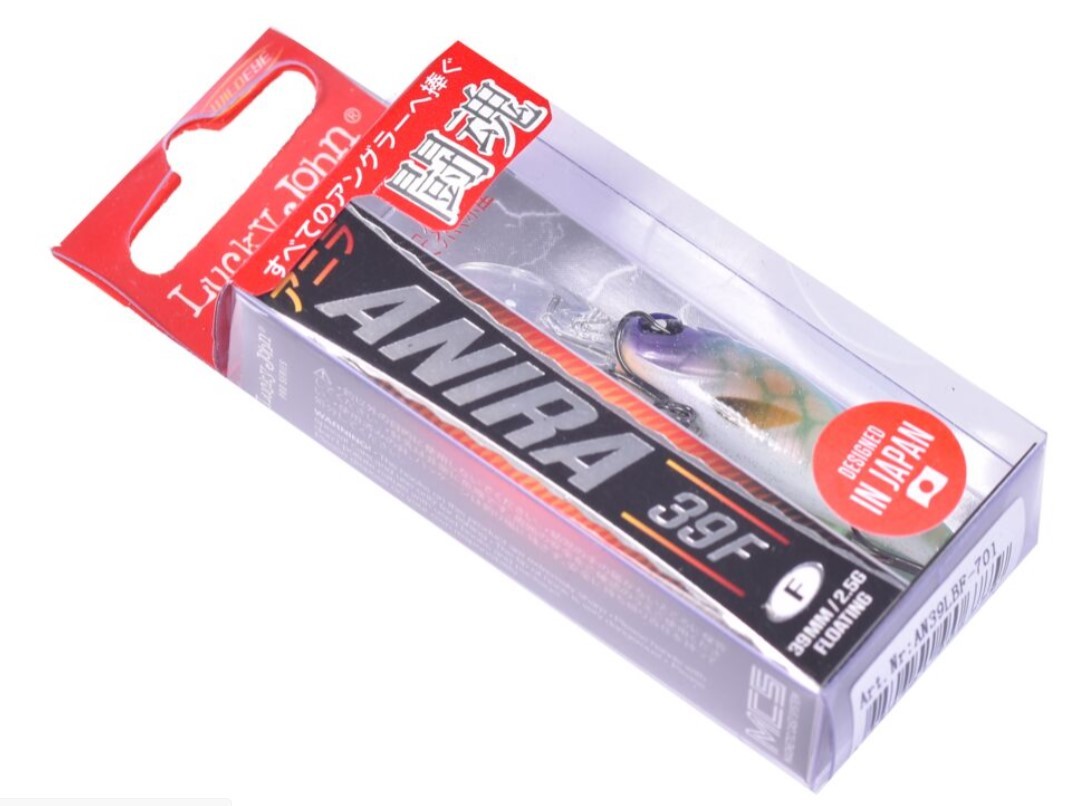 Воблер Lucky John Anira 39LBF 701 2,5 гр Pro Series  AN39LBF-701 — крупный план
	                                    2