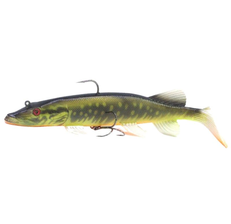 Силиконовая приманка Fox Rage Realistic Pike 25 250 мм 1 шт Super Hot Pike   NSL1105 — характеристики,
	                                    особенности конструкции