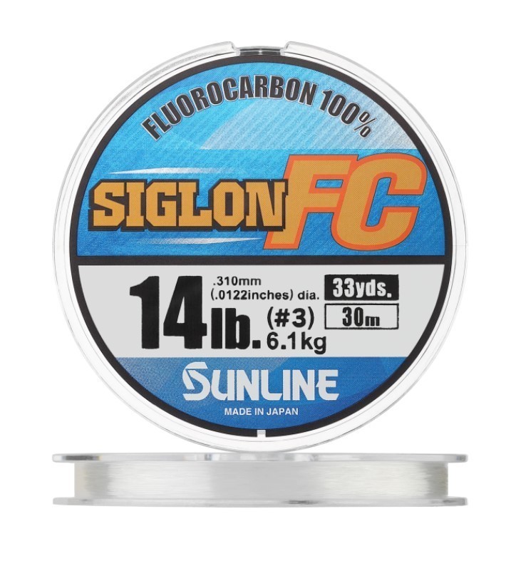 Флюорокарбон Sunline Siglon FC 2020 30 м 0,31 мм Clear PE #3 — характеристики,
	                                    особенности конструкции
