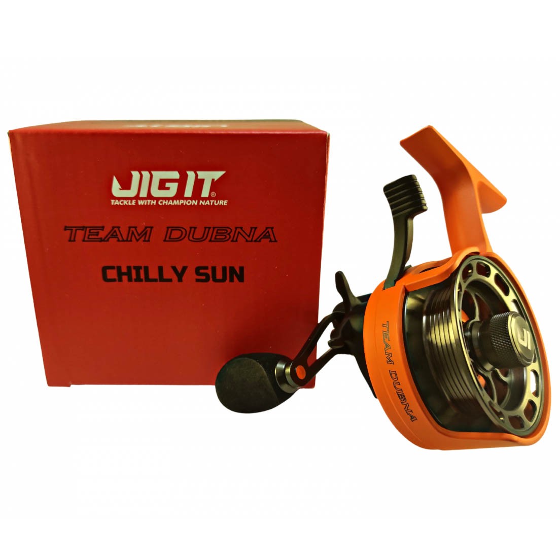 Катушка Jig It Team Dubna Chilly Sun    JIR-CS-R — крупный план
	                                    2