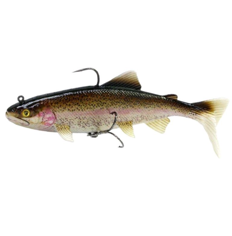 Силиконовая приманка Fox Rage Replicant Realistic Trout 9 230 мм 1 шт Super Natural Rainbow Trout   NSL1343 — характеристики,
	                                    особенности конструкции