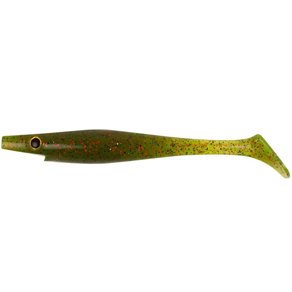 Силиконовая приманка Strike Pro Pig Shad Nano 150 мм 4 шт Watermelon Red Flake   SP-172D#118 — характеристики,
	                                    особенности конструкции