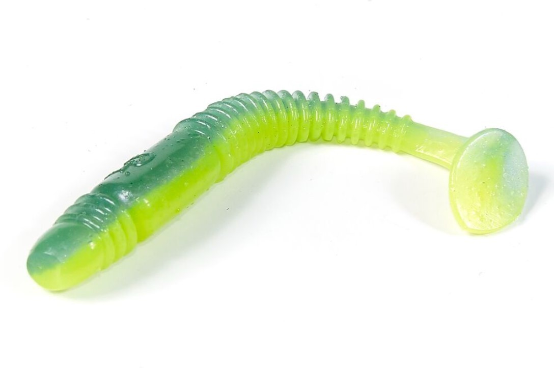 Силиконовая приманка Lucky John Tioga 3.4in 86 мм 6 шт T57 Pro Series  140127-T57 — крупный план
	                                    1