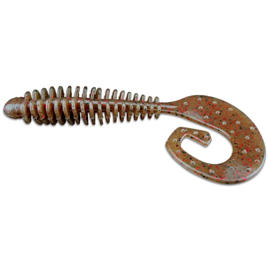 Силиконовая приманка Reins G-Tail Grub 3 75 мм 12 шт 007-Ebimiso SP   GTG3-007 — характеристики,  особенности конструкции