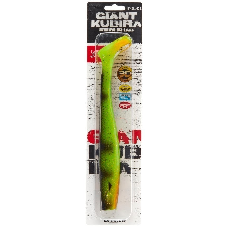Силиконовая приманка Lucky John Giant Kubira Swim Shad 10.3in 260 мм 1 шт PG41 3D BBS Series  140434-PG41 — крупный план
	                                    2