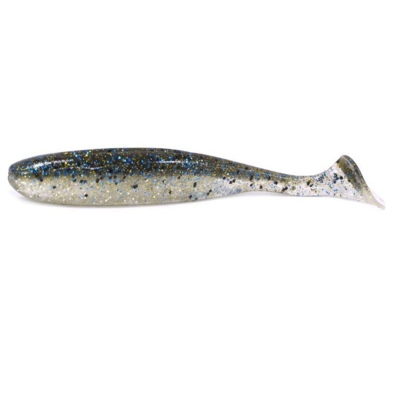 Силиконовая приманка Keitech Easy Shiner 4.5 114 мм 6 шт 418 Bluegill Flash — характеристики,
	                                    особенности конструкции