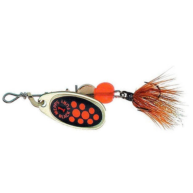 Вращающаяся Блесна Mepps Comet Black Fury Mouche №0 2 гр OR   cbf-0-o — характеристики,
	                                    особенности конструкции