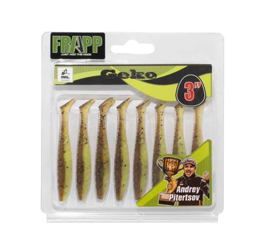 Силиконовая приманка Frapp Geko 3 76 мм 8 шт 26 — крупный план
	                                    1