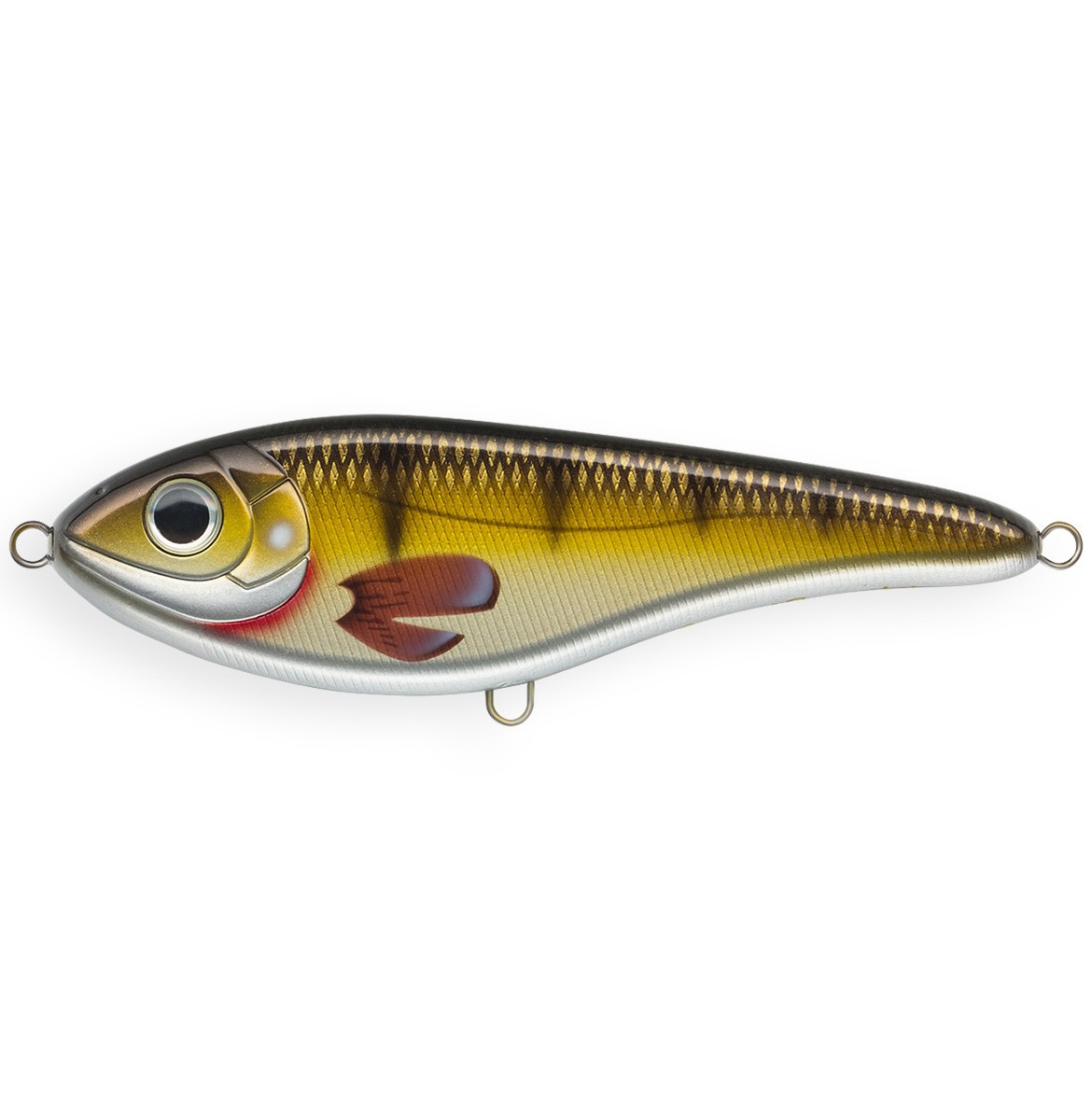 Воблер Strike Pro Buster Jerk Sinking C626F Golden Perch 75 гр   EG-048#C626F — характеристики,
	                                    особенности конструкции