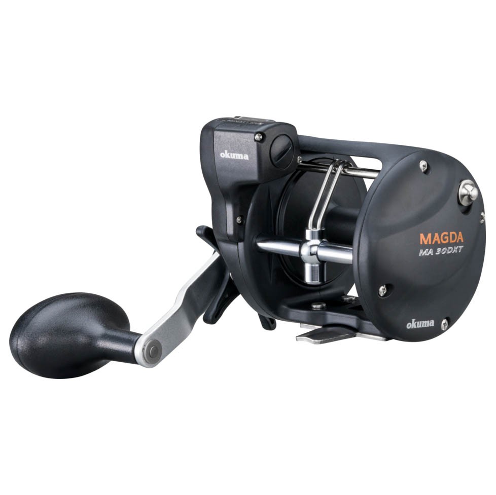 Катушка Okuma New Magda DXT Pro 20DXT  Right handed 23  MA-20DXT — характеристики,
	                                    особенности конструкции