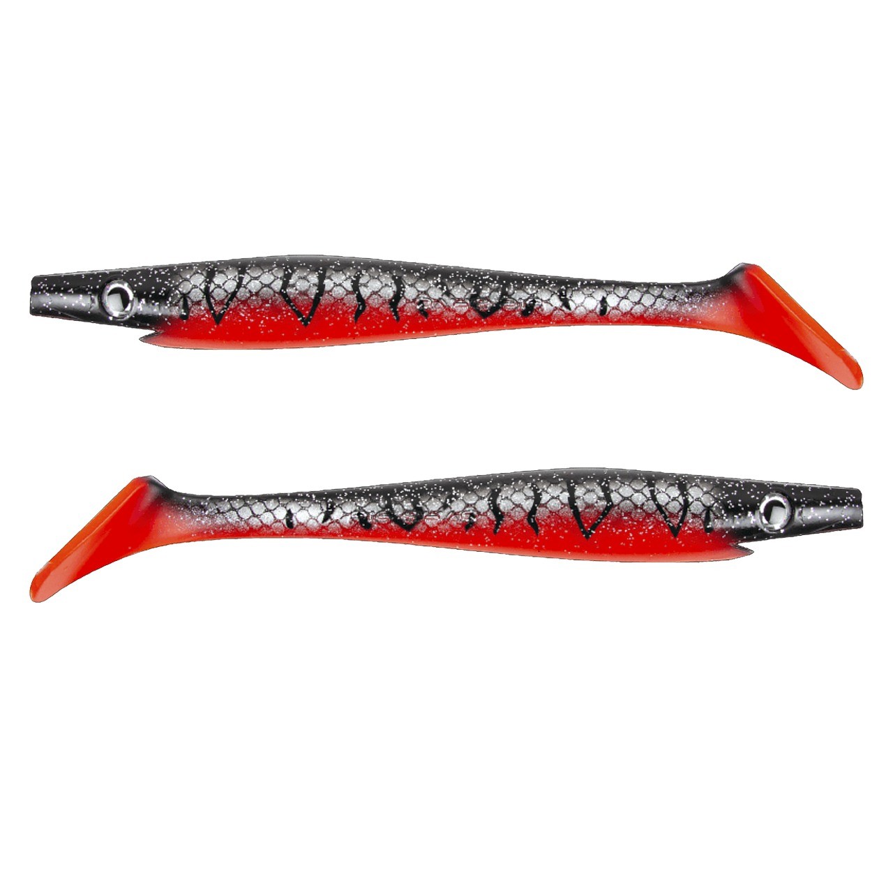 Силиконовая приманка Strike Pro Pig Shad Jr 200 мм 2 шт Red Baron   SP-172C#149 — характеристики,  особенности конструкции