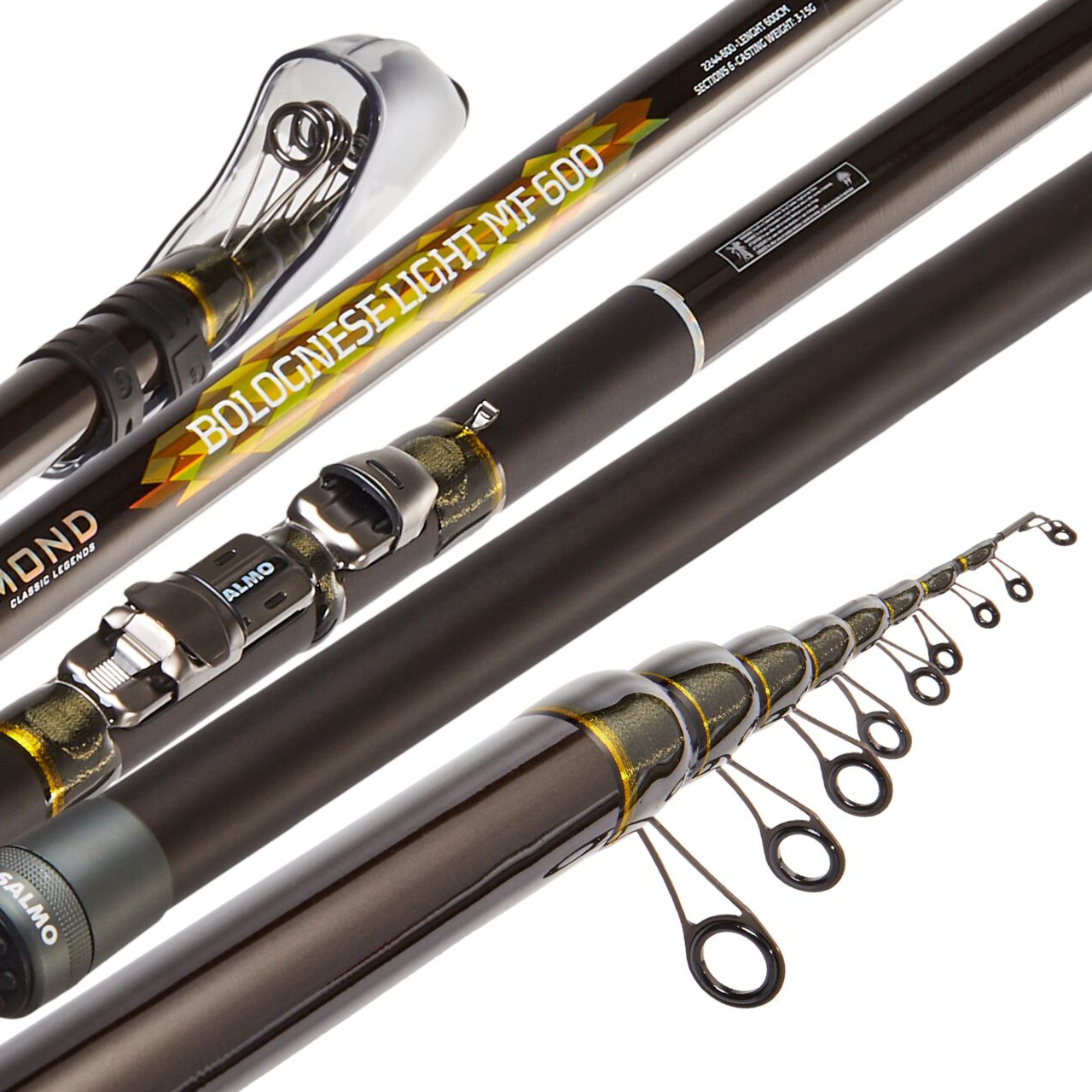 Болонское Удилище Salmo Diamond Bolognese Light MF 600 см     2244-600 — крупный план
	                                    1