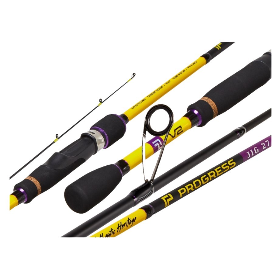 Спиннинг Lucky John Progress Jig V2 6112MF 211 см 8 - 27 гр    LJPJ2-6112MF — крупный план
	                                    1