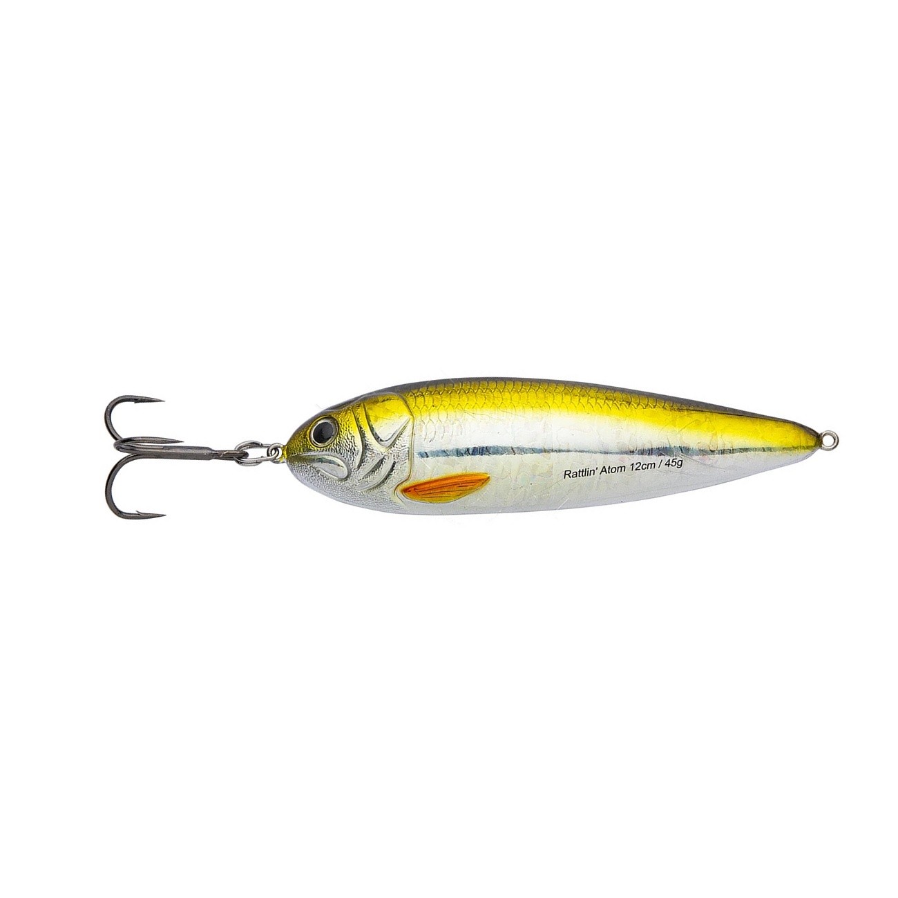 Колеблющаяся Блесна Abu Garcia Rattlin Atom 16.5 16,5 гр 95 мм Golden Roach — характеристики,  особенности конструкции