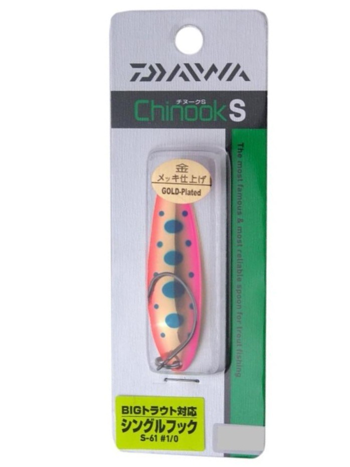 Колеблющаяся Блесна Daiwa Chinook S 17 17 гр 60 мм P Yamame Gob — крупный план
	                                    1