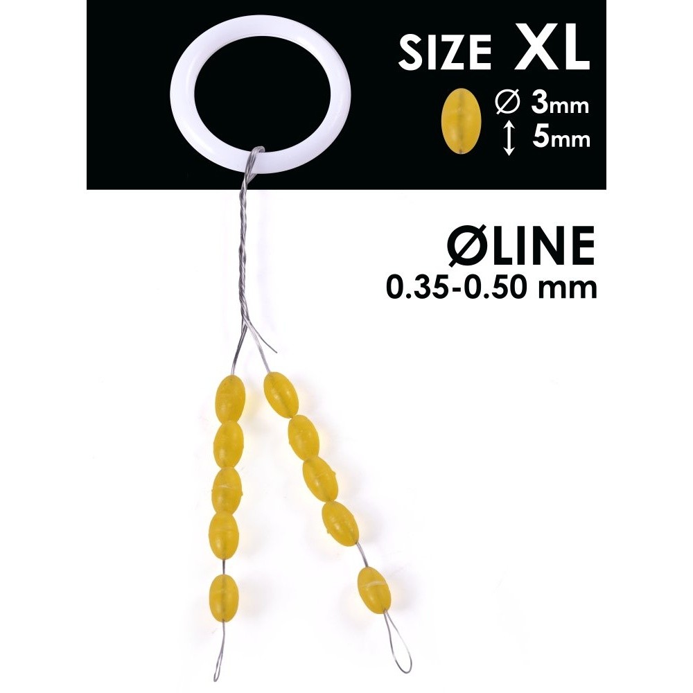 Стопор Salmo Rubber Barrel Stops №XL 10 шт    S900-004XL — характеристики,  особенности конструкции