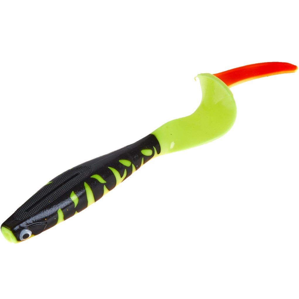 Силиконовая приманка Lucky John Kubira Fire Tail 7.0in 180 мм 1 шт PG37 3D BBS Series  140436-PG37 — крупный план
	                                    1