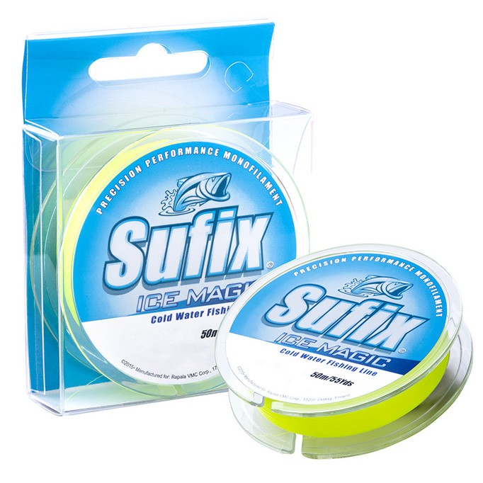 Леска монофильная Sufix Ice Magic 50 м 0,28 мм Желтая   SIM280Y50 — характеристики,
	                                    особенности конструкции