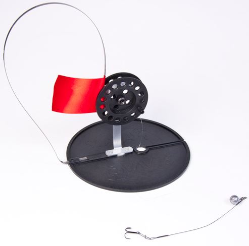 Жерлица Salmo На кругу Щука  Диск: 180мм, шпуля: 75мм; с поводком 15см  6-01-0082 — характеристики,  особенности конструкции