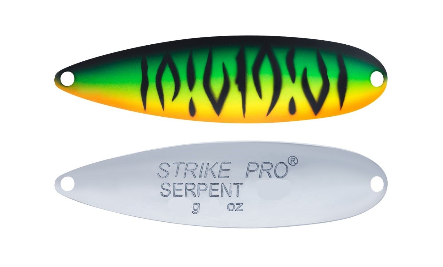 Колеблющаяся Блесна Strike Pro Serpent 75H 28 гр 75 мм GC01S-CP   ST-010B2#GC01S-CP — характеристики,  особенности конструкции