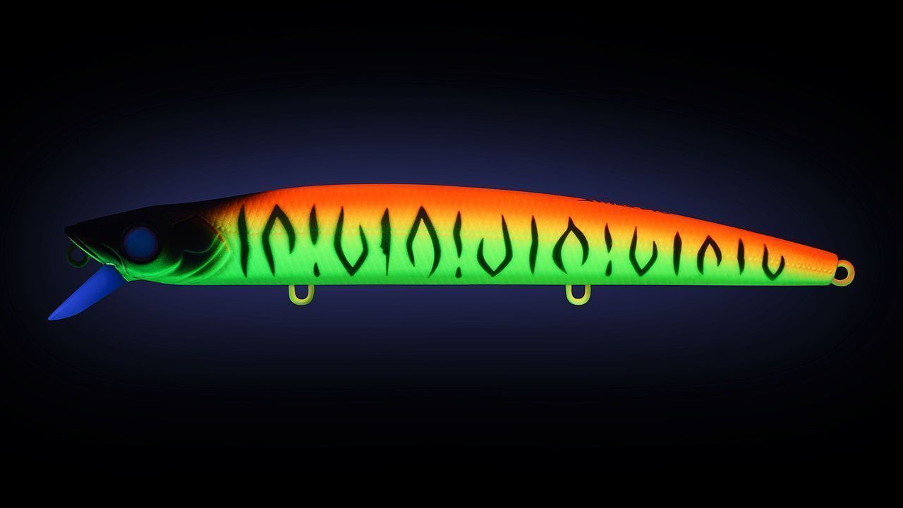 Воблер Strike Pro Wiggle Stick 140 A242S Sunrise Mat Tiger 20,5 гр   EG-031F#A242S — крупный план
	                                    1