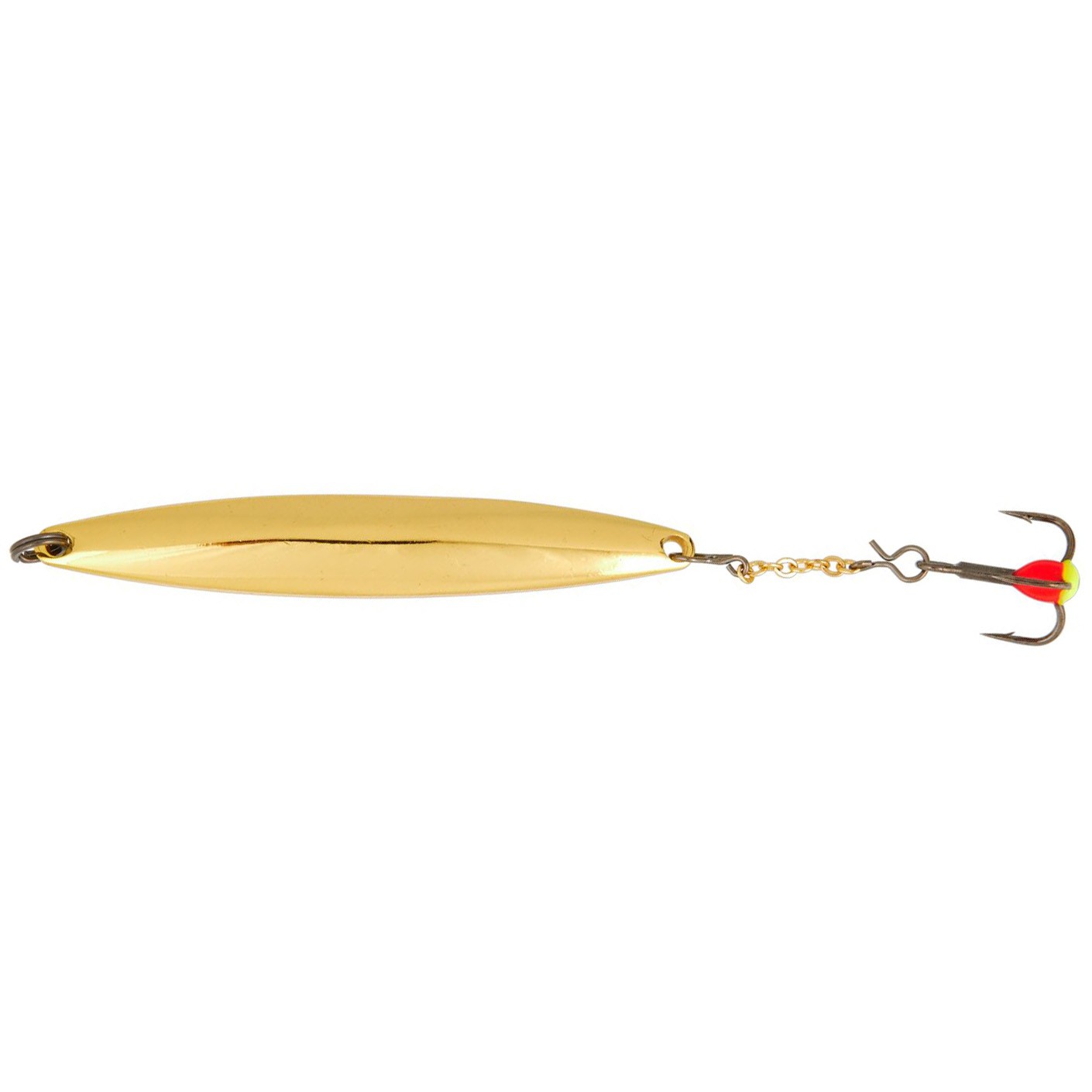 Зимняя Блесна Lucky John Nail Blade 11 гр 55 мм G С цепочкой и тройником  LJNB55-G — характеристики,
	                                    особенности конструкции