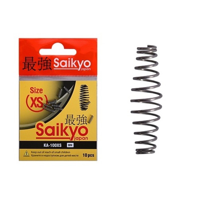 Пружинка Saikyo KA-100 №XS 10 шт BN   KA-1001XS — характеристики,  особенности конструкции