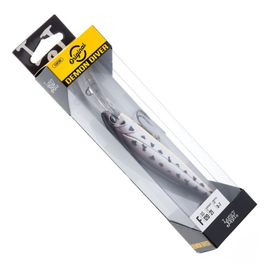 Воблер Lucky John Demon Diver 120F 004 21 гр Original  LJO0212F-004 — крупный план
	                                    2