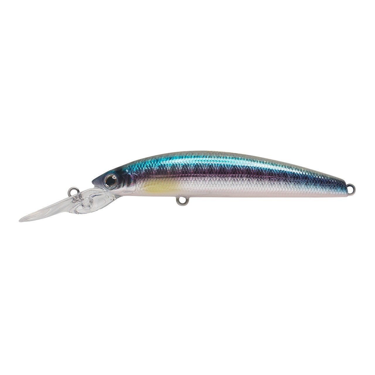 Воблер Strike Pro Magic Minnow 125 A210-SBO-RP Rainbow Ghost Wakasagi 31 гр   EG-069F#A210-SBO-RP — характеристики,  особенности конструкции