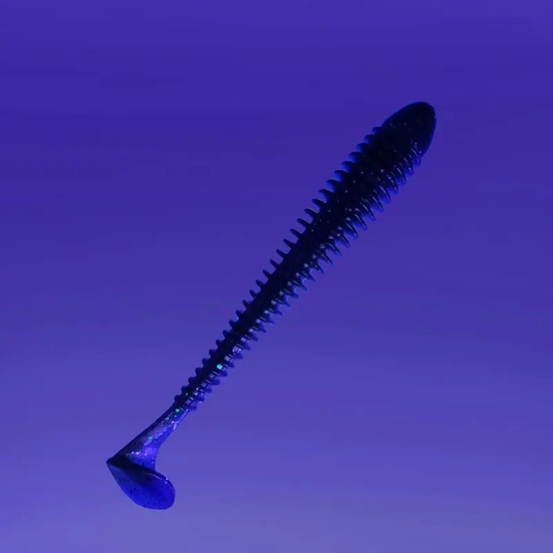 Силиконовая приманка CF Company Vibro Worm 4 100 мм 5 шт 50d   75-100-50d-6 — крупный план
	                                    1