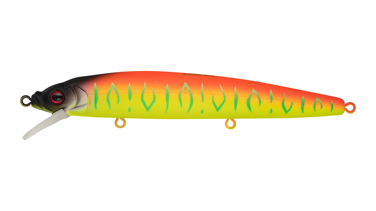 Воблер Strike Pro Alpha Minnow 115 A242S Sunrise Mat Tiger 12,5 гр   EG-033F#A242S — характеристики,
	                                    особенности конструкции